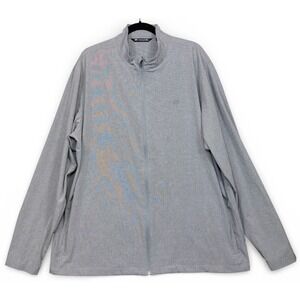 Travis Mathew Light Gray Full-Zip Performance Jacket